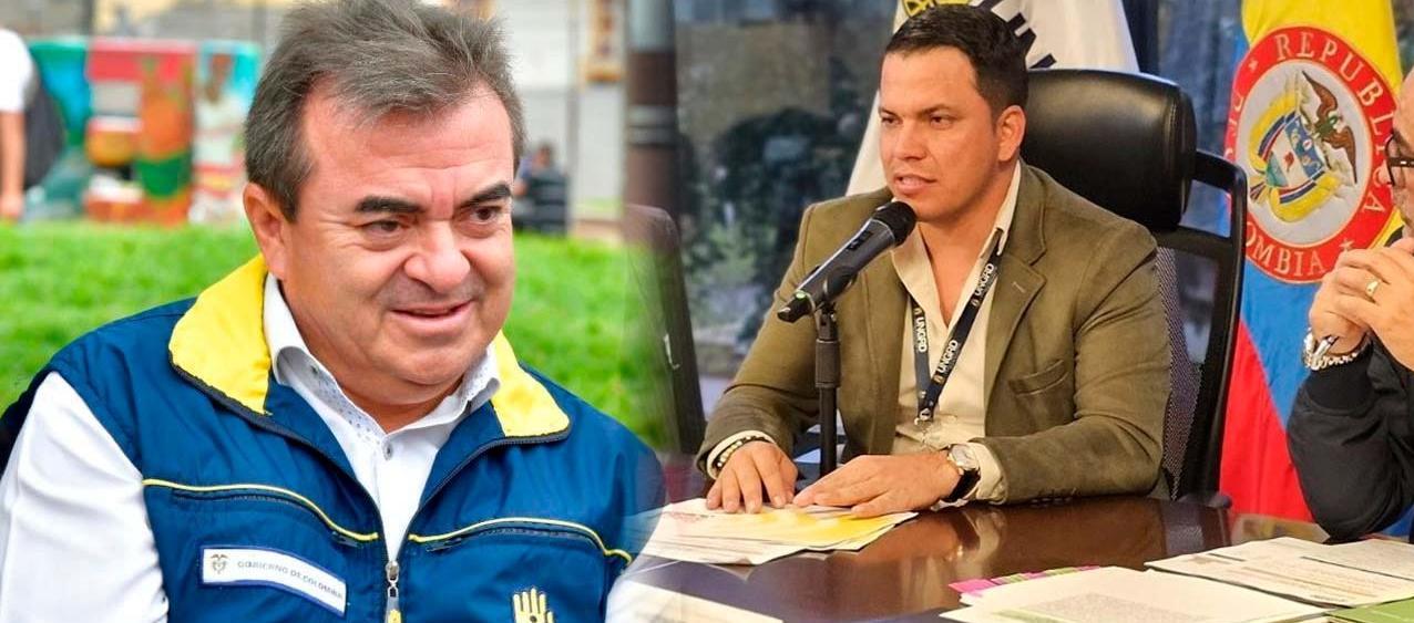 Olmedo López y Sneyder Pinilla, exdirectores de la Unidad para la Gestión del Riesgo (UNGRD). 