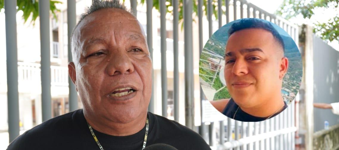 Padre de Felipe Andrés De Las Salas, una de las víctima en la masacre en El Carmen. 