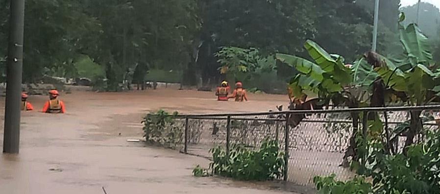 Intensas lluvias en Panamá. 
