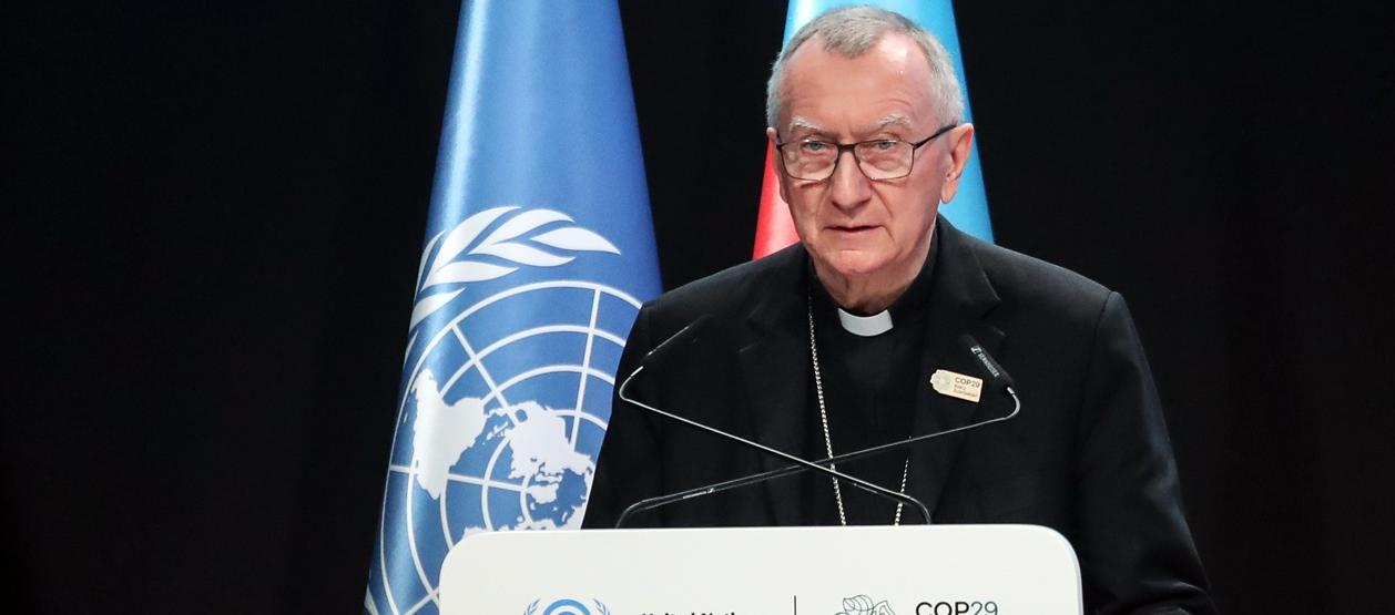 El Secretario de Estado vaticano, el cardenal italiano Pietro Parolin.
