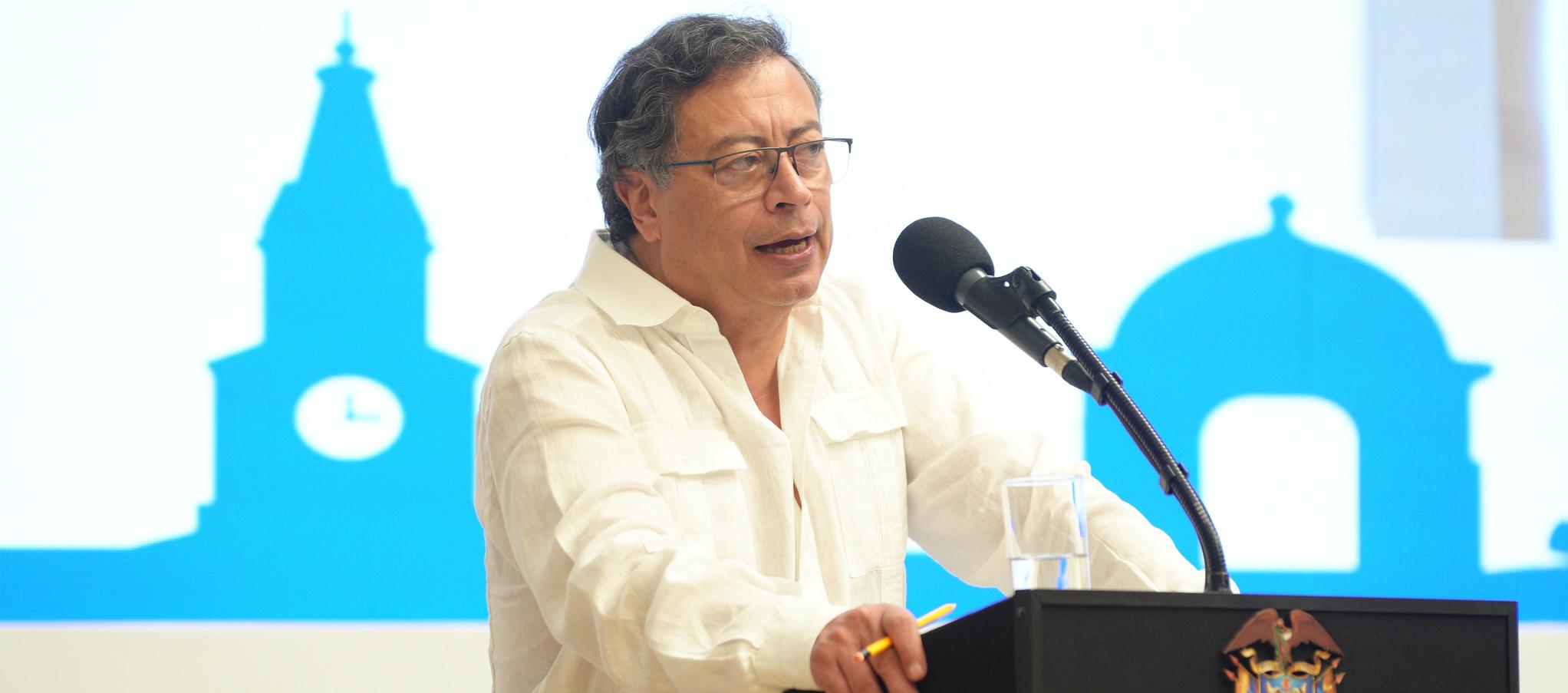 El Presidente Gustavo Petro.