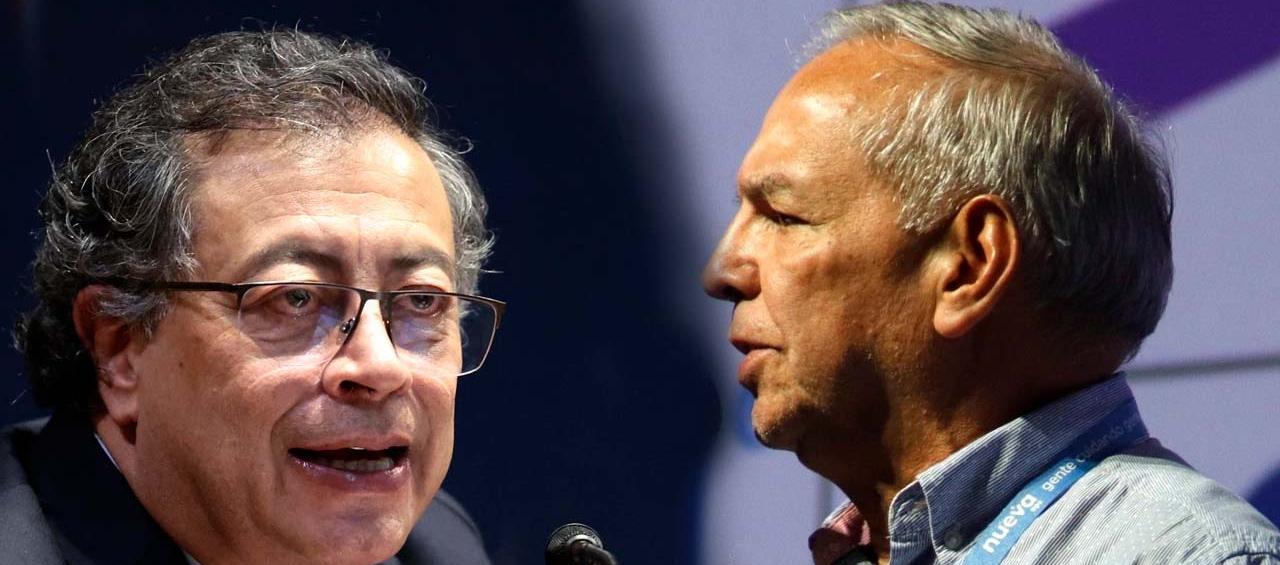 El Presidente Gustavo Petro y el Ministro de Hacienda, Ricardo Bonilla.