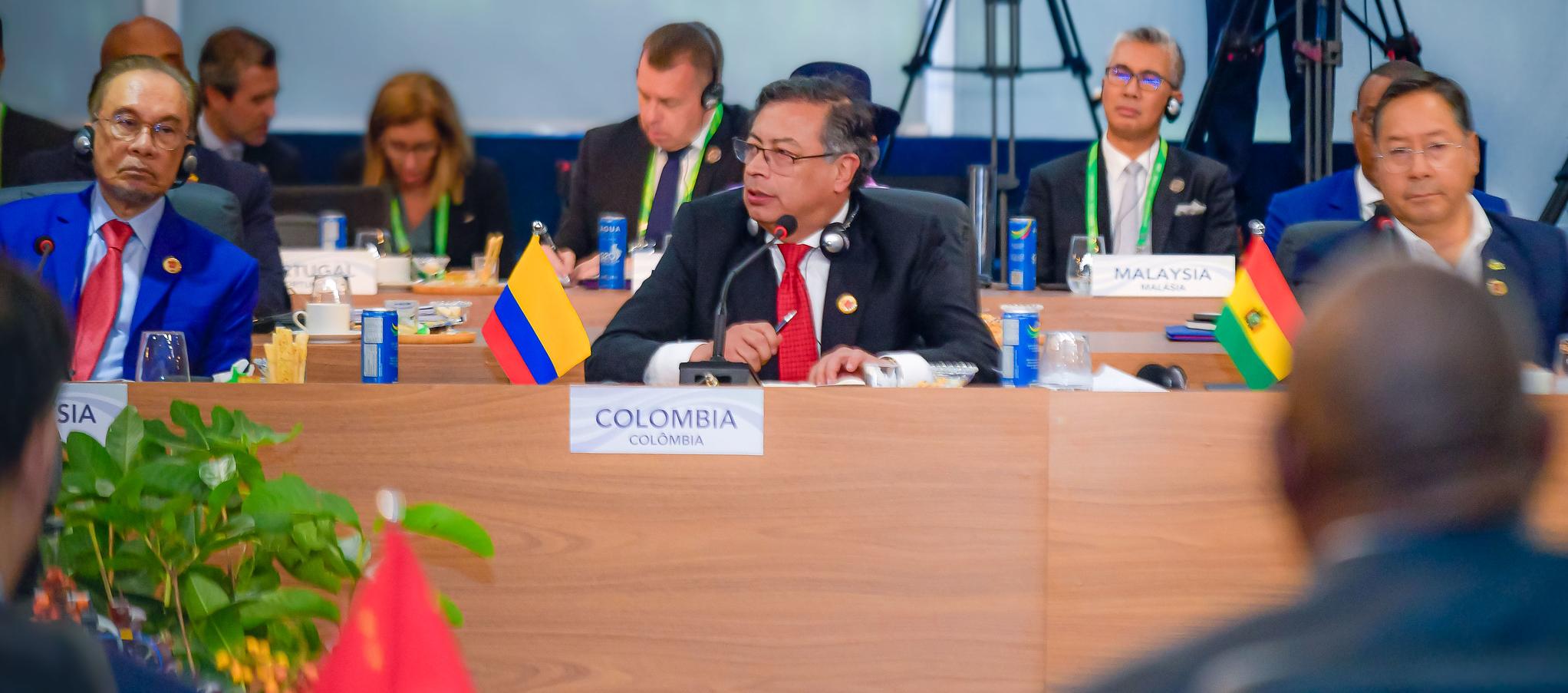 El Presidente de la República, Gustavo Petro, en la cumbre del G20.