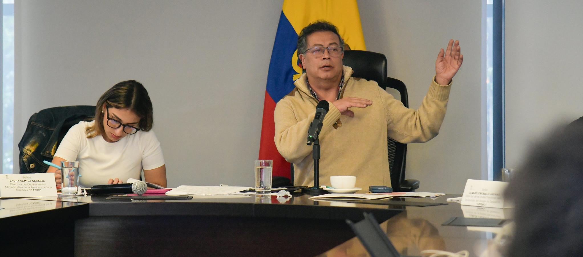 El Presidente de la República, Gustavo Petro.