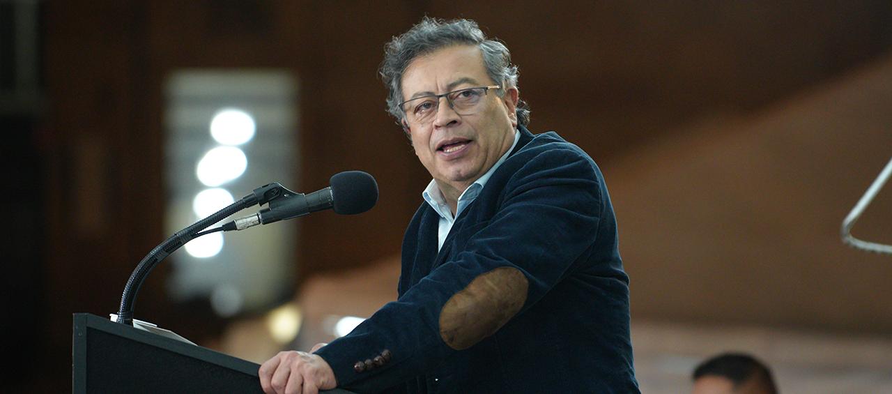 El presidente de la República, Gustavo Petro.