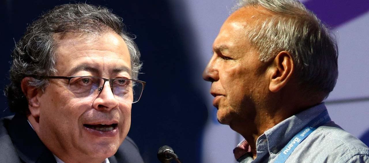El Presidente Gustavo Petro y el Ministro de Hacienda, Ricardo Bonilla.