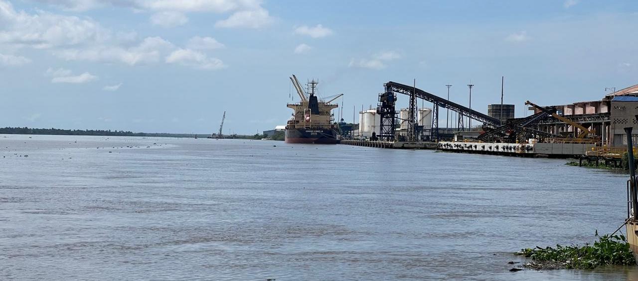 Puerto de Riverport, en Barranquilla.