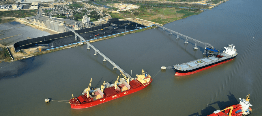 Puerto de Riverport, en Barranquilla. 