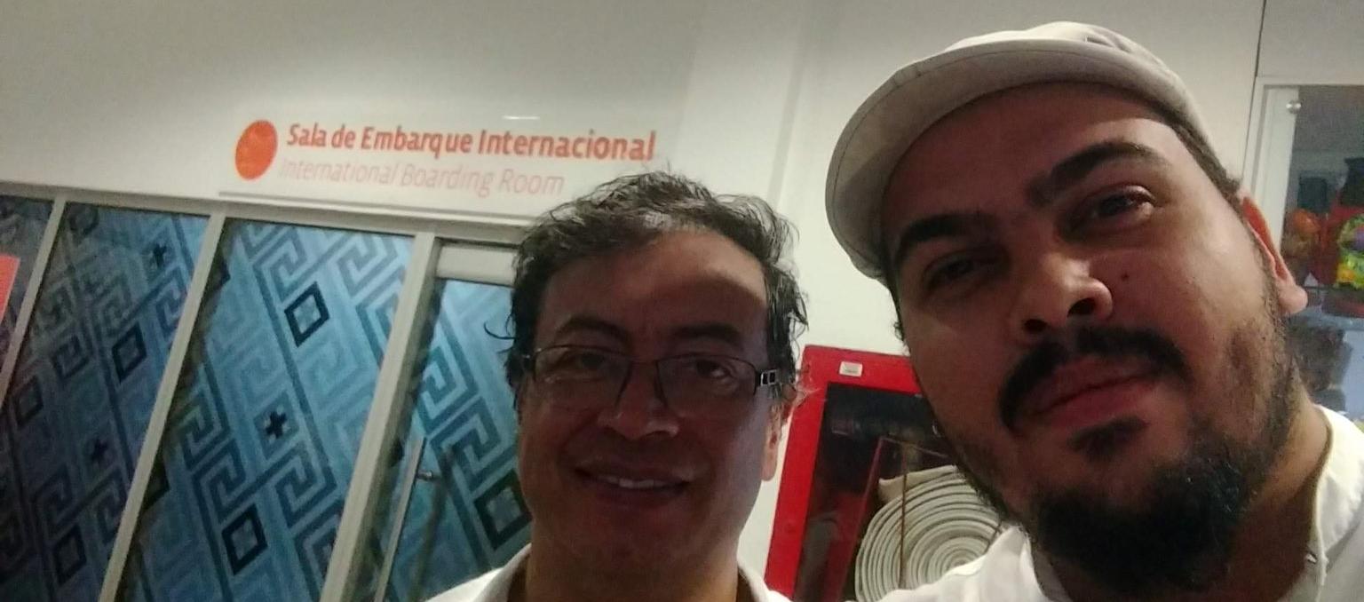 El Presidente Gustavo Petro con Rodrigo Ramírez.
