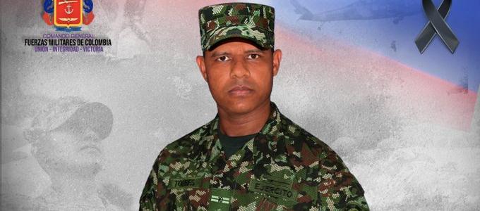 Soldado profesional Jorge Torres Sierra. 