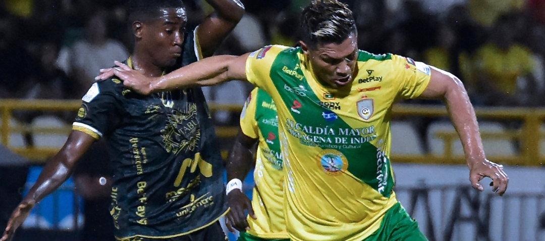 Teófilo Gutiérrez en una acción del partido.