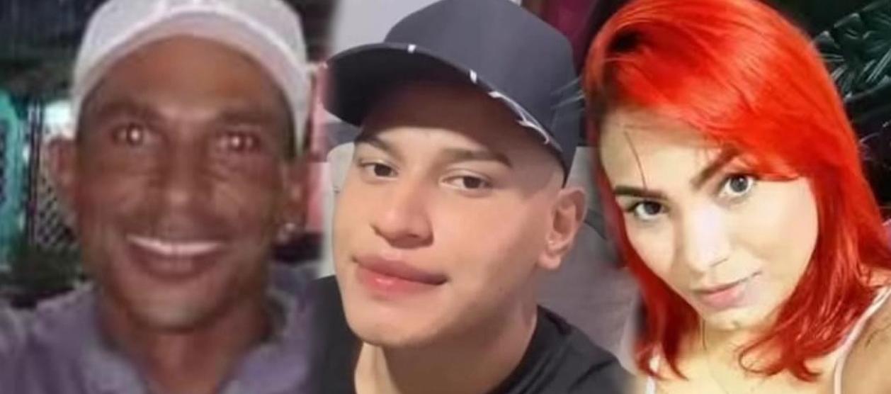 Jiriberth Alfaro Ortega, Edwar Jesús Gamarra Solano y Shirley Paula Romero Campo, tres de las nueve víctimas. 