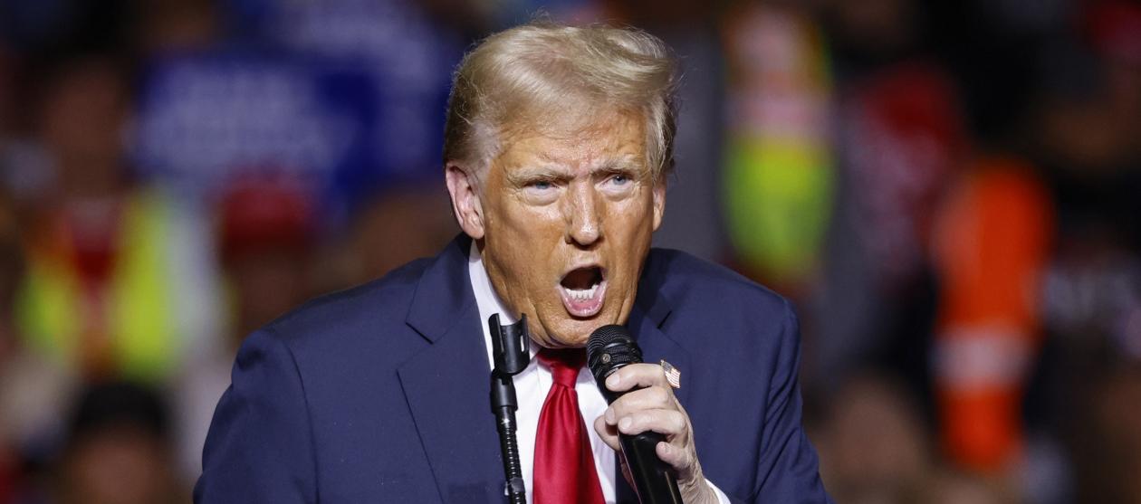 El candidato republicano Donald Trump.