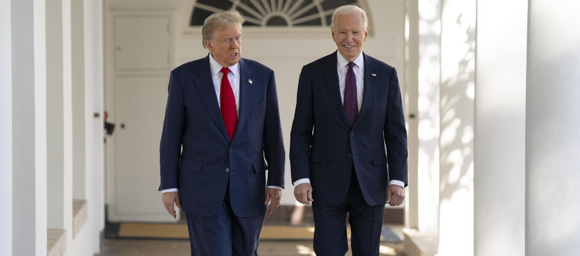 Donald Trump y Joe Biden.