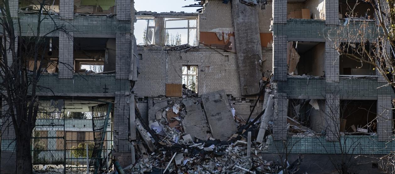 Imagen de los daños en Ucrania.