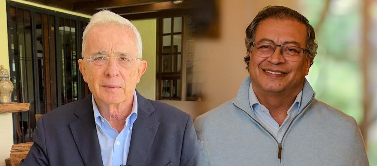 Álvaro Uribe y Gustavo Petro.