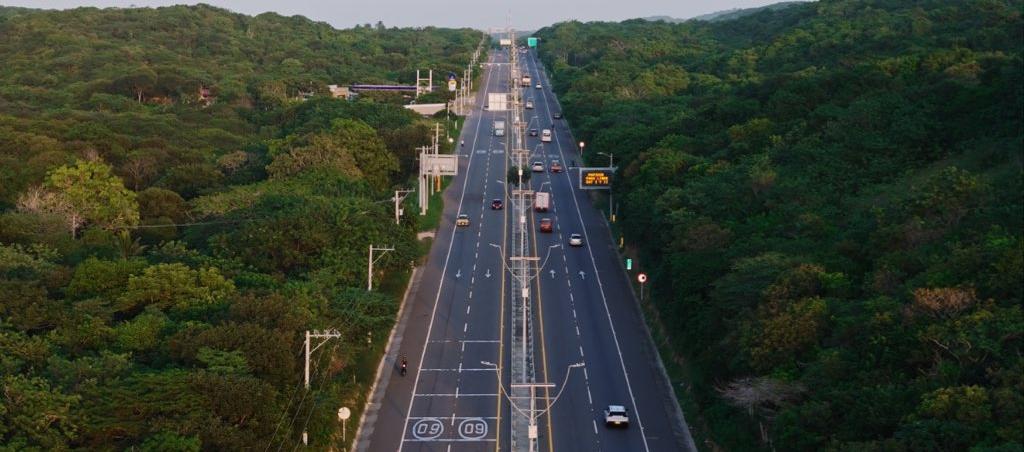 Imagen de la vía Cartagena-Barranquilla.