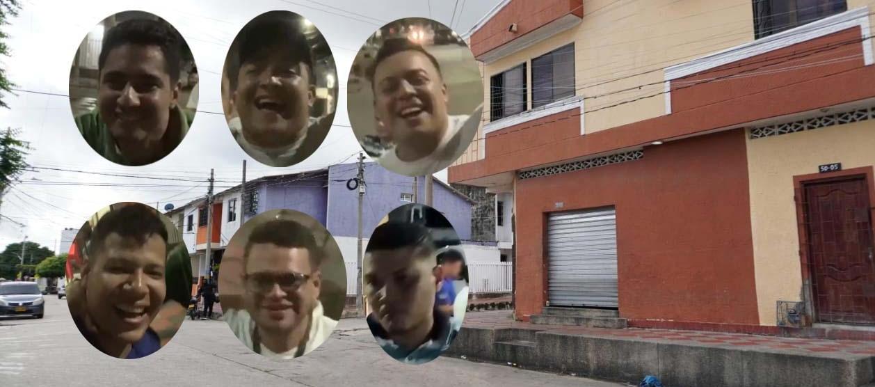 Víctimas de la masacre y lugar de los hechos.