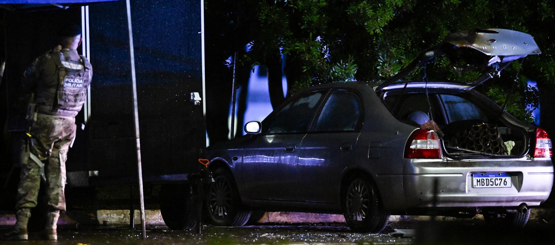 Uno de los vehículos usados en los ataques. 