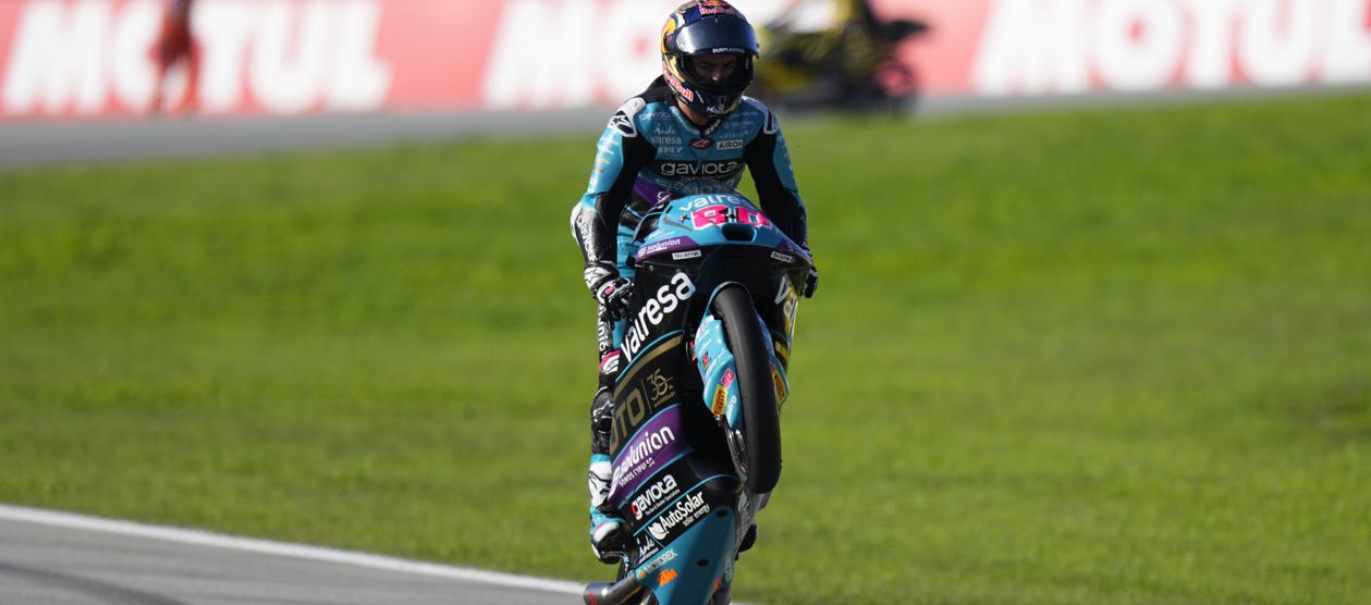David Alonso, piloto colombiano de Moto3.