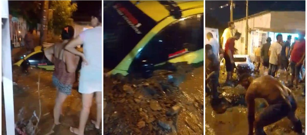 Imágenes de la emergencia.