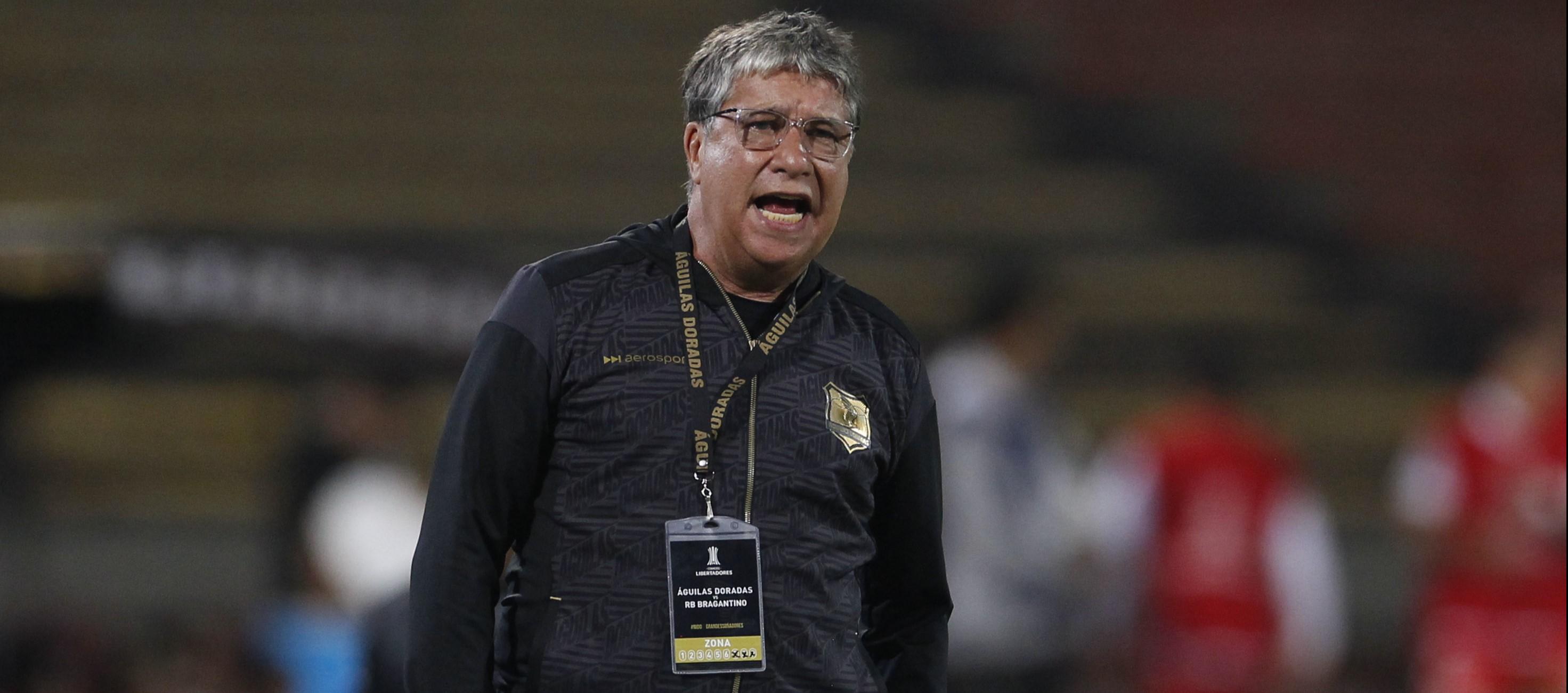 Hernán Darío Gómez dirigió este año a Águilas Doradas. 