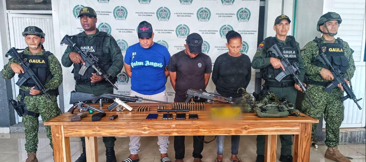 Fueron capturadas en el municipio de Tacamochito, jurisdicción del municipio de Córdoba, Bolívar.