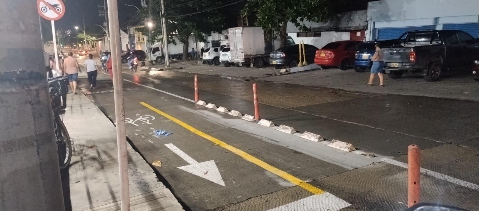 Lugar donde se registraron los hechos. 