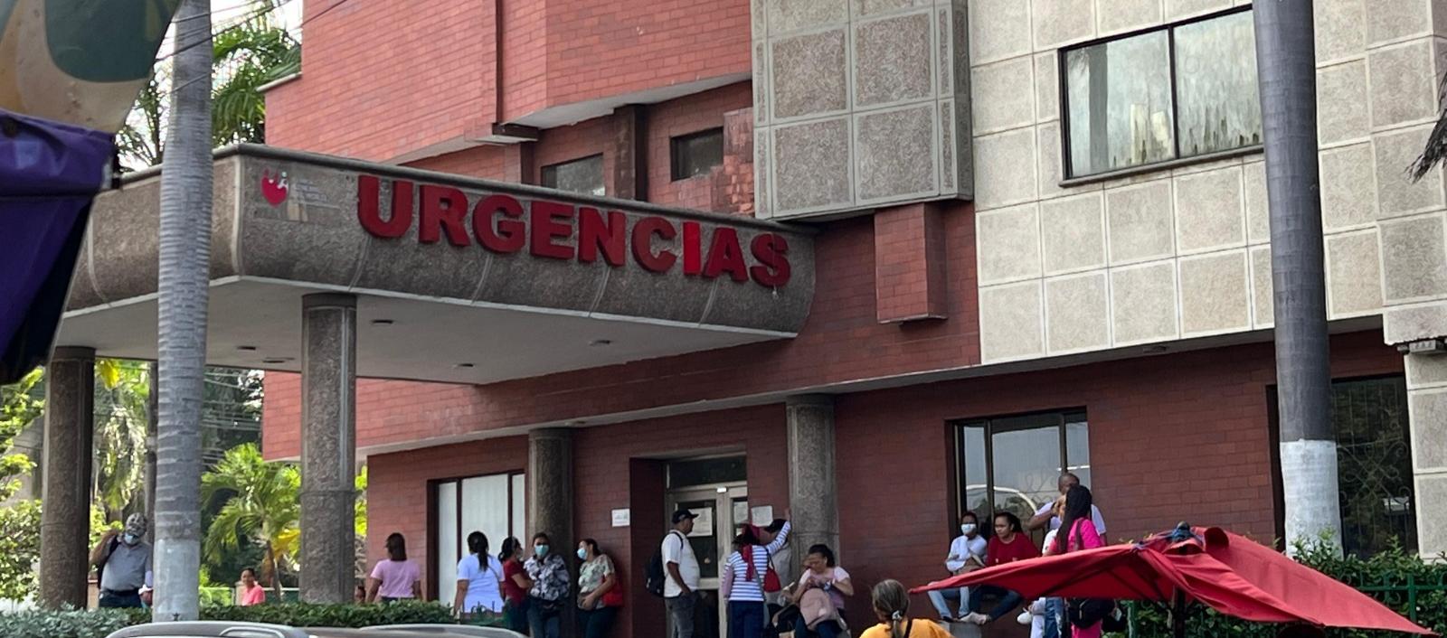 Fachada de la Clínica General del Norte, en Barranquilla. 