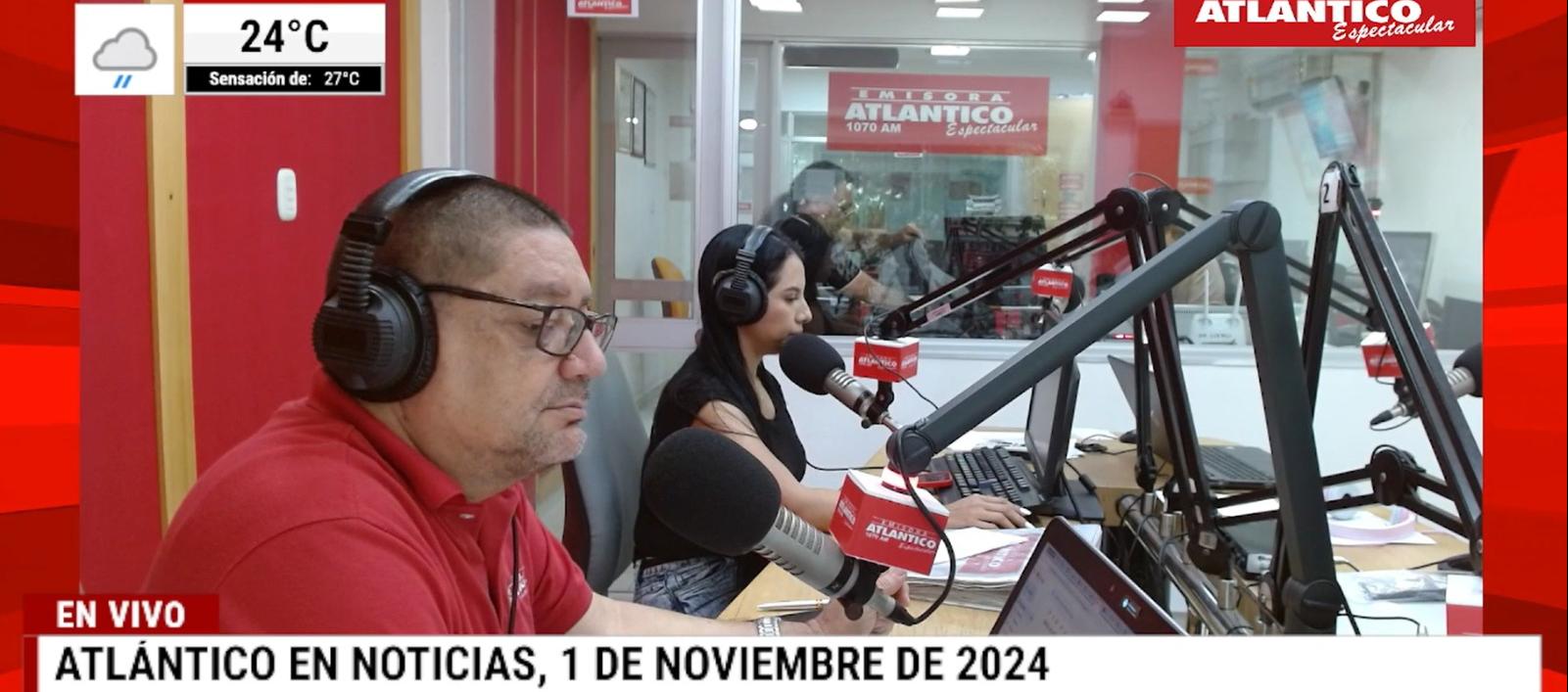 Transmisión del Atlántico en Noticias.