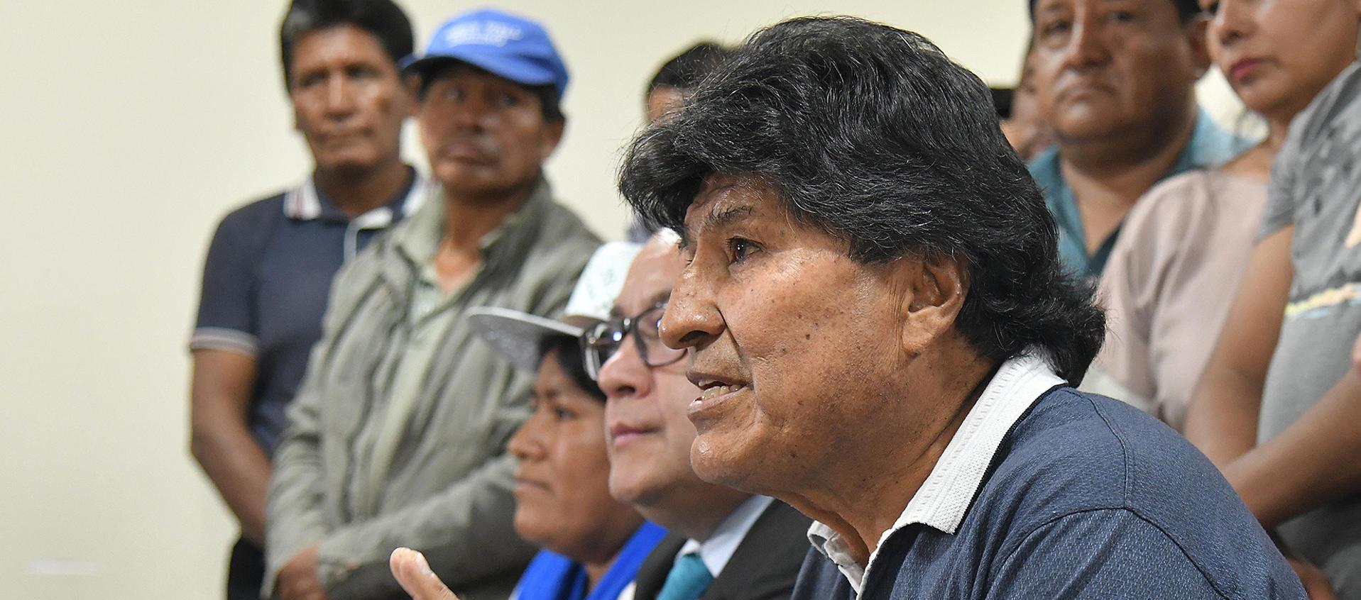 Expresidente de Bolivia, Evo Morales. 