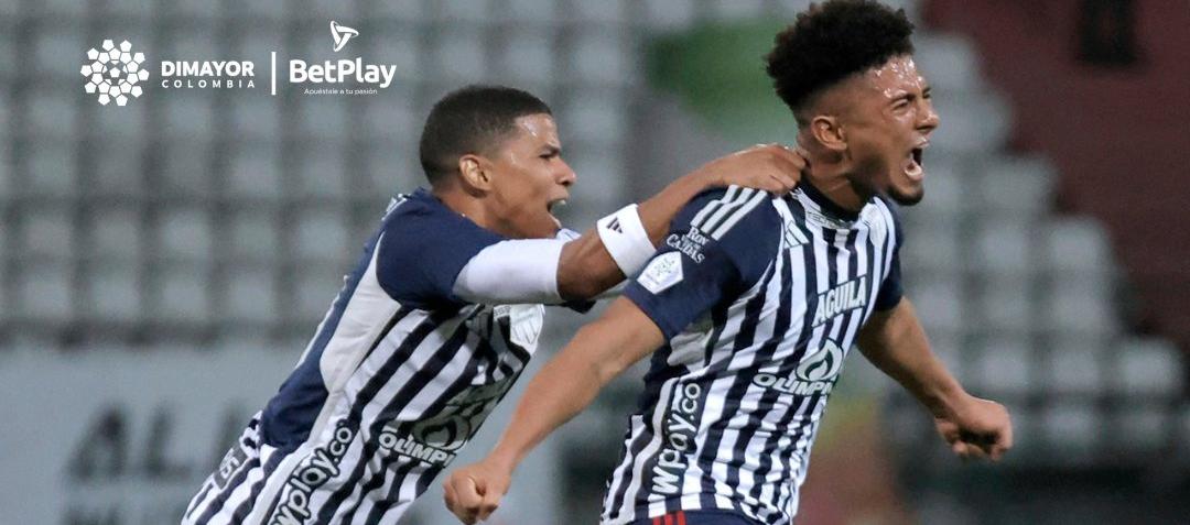 Edwin Herrera marcó el primer gol del Junior contra Once Caldas. 