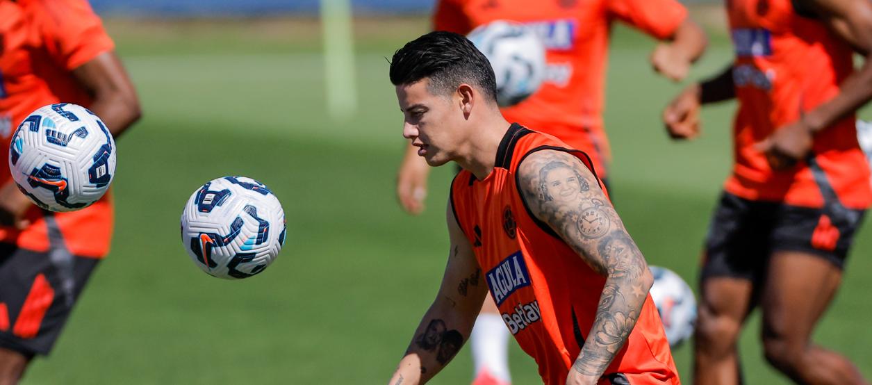 James Rodríguez no es titular en el Rayo Vallecano, pero en la Selección Colombia es indiscutible.