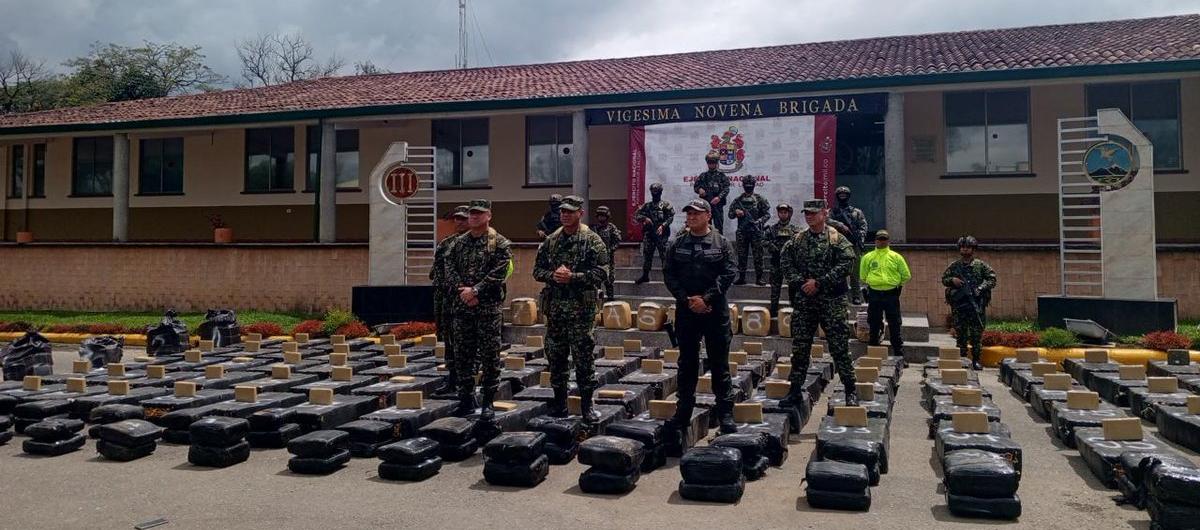 Marihuana incautada. 