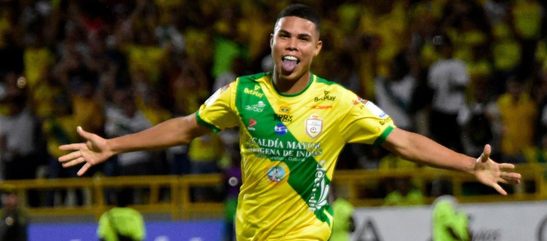 Mateo Castillo marcó el segundo gol del Cartagena. 