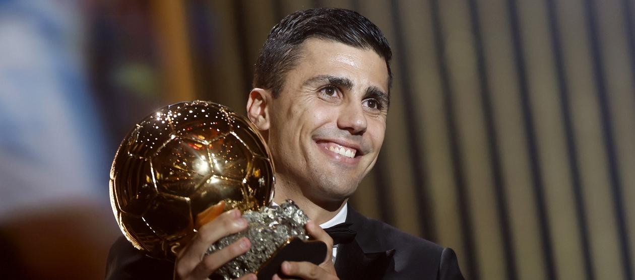 El español Rodri, Balón de Oro 2024.