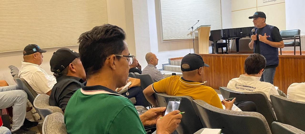 Aspecto de la socialización del Sisbén en Barranquilla. 