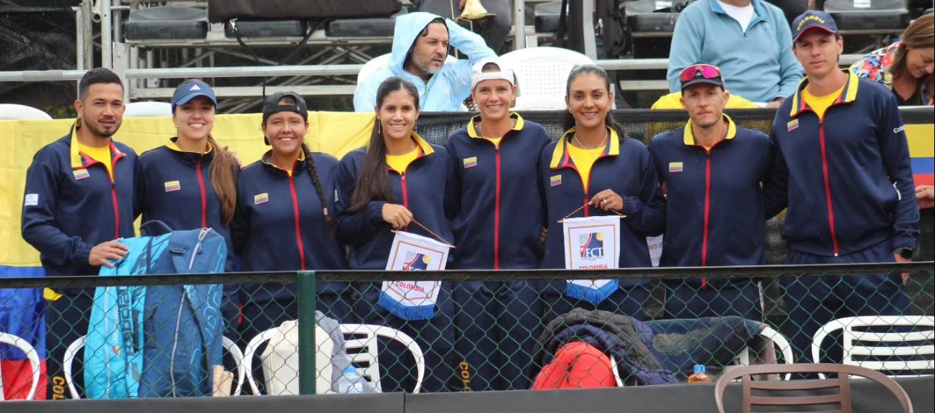 Equipo colombiano que disputó la serie de la Copa Billie Jean King contra Francia. 