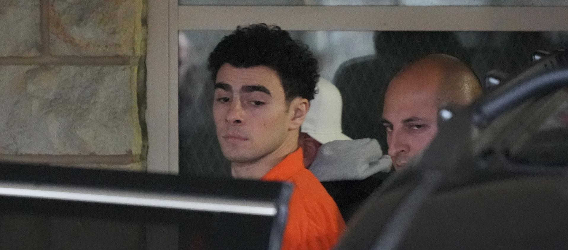 Luigi Mangione en poder de las autoridades.