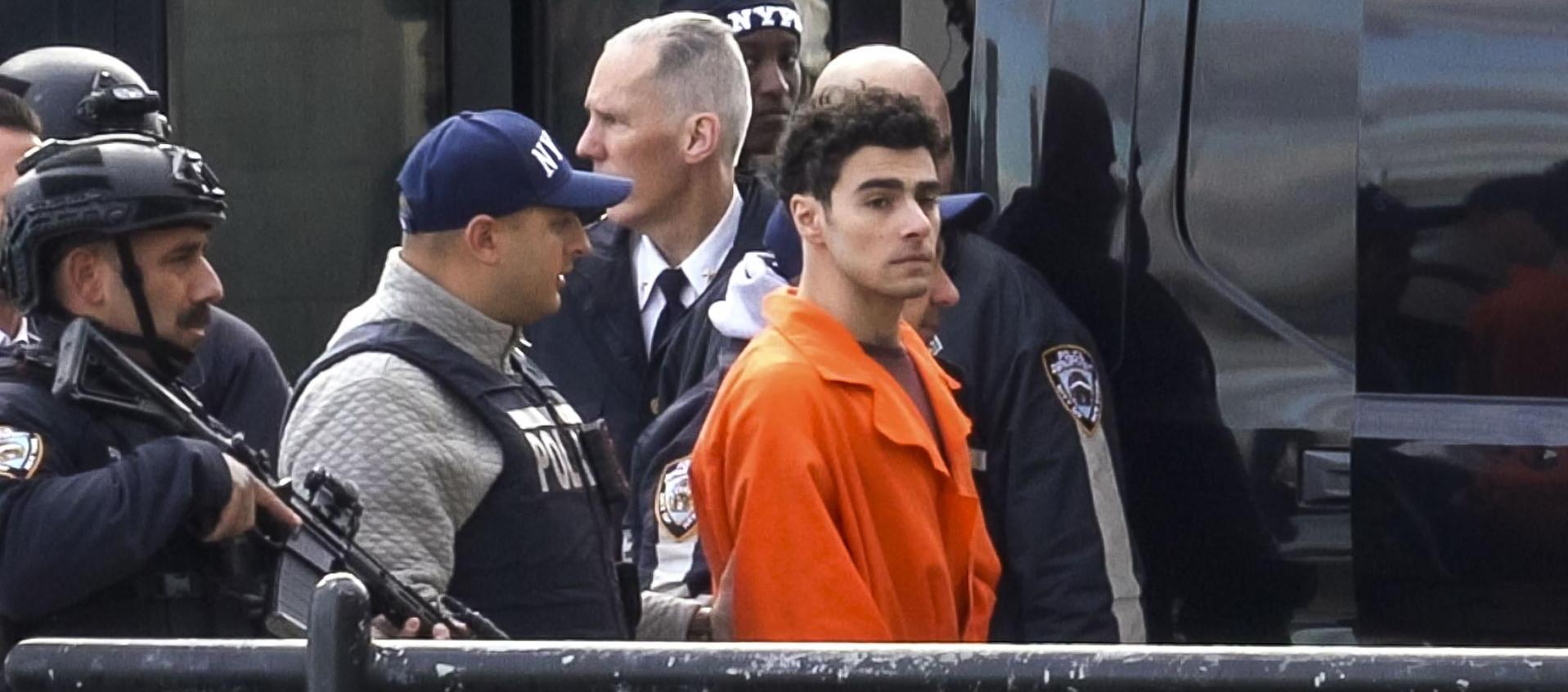 Luigi Mangione en poder de las autoridades.