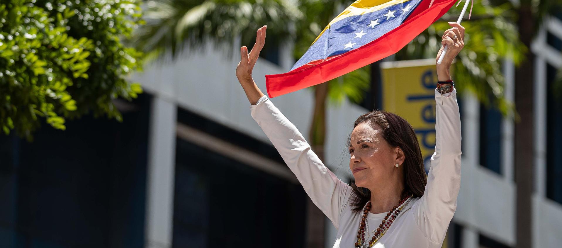 La líder opositora venezolana, María Corina Machado.