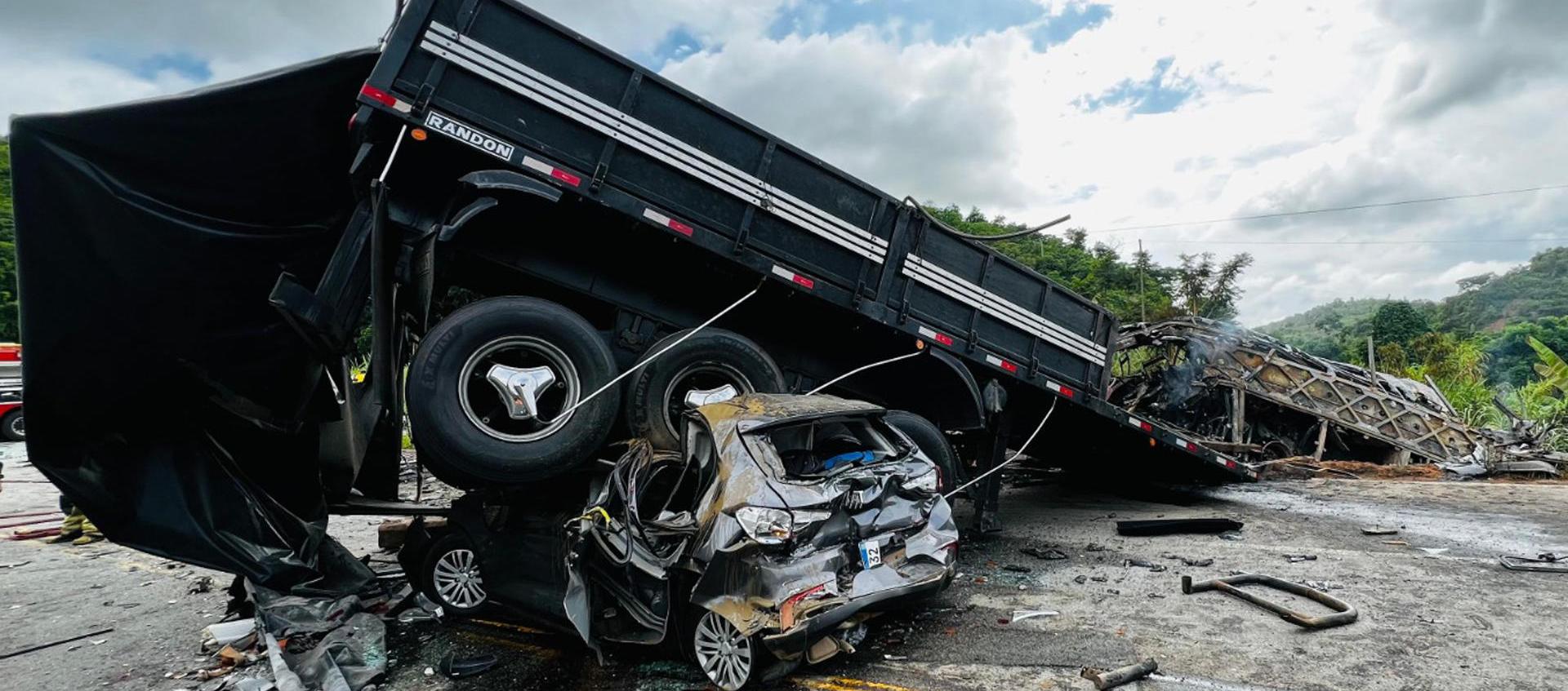 Imágenes del accidente. 
