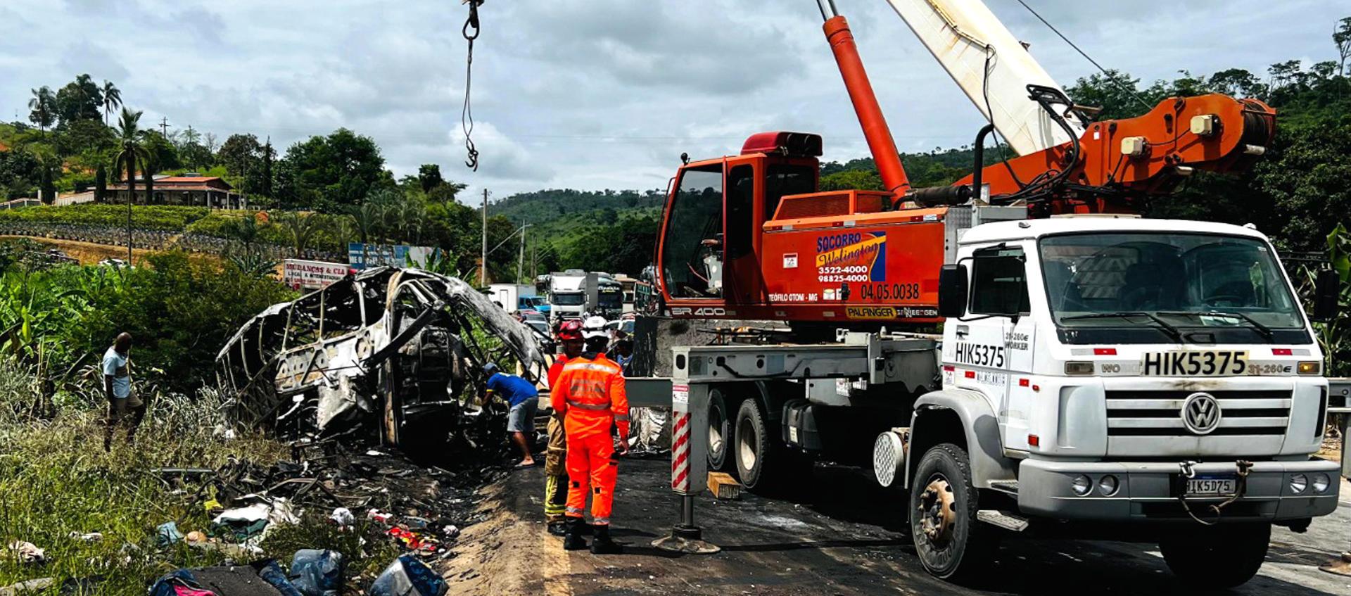 Imagen del accidente. 