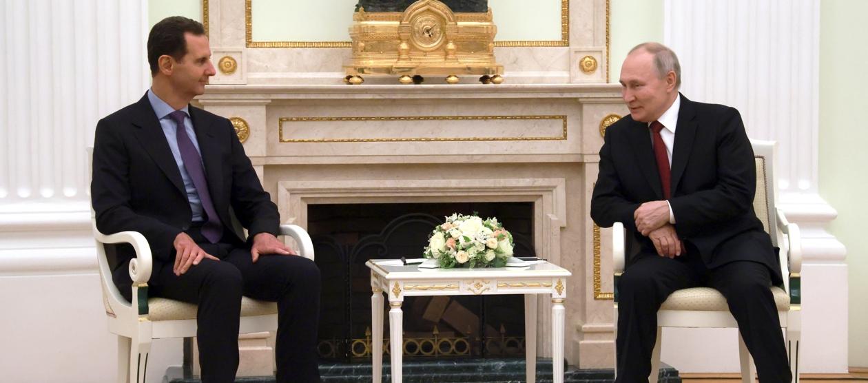 Bachar al Asad y Vladímir Putin.