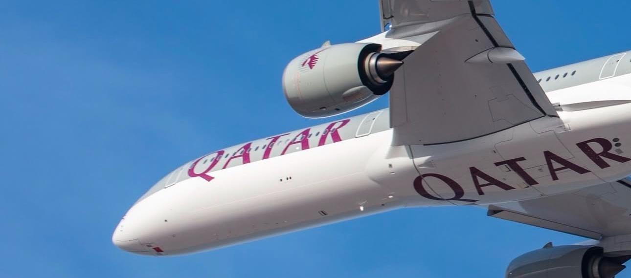 Aerolínea Qatar Airways. 