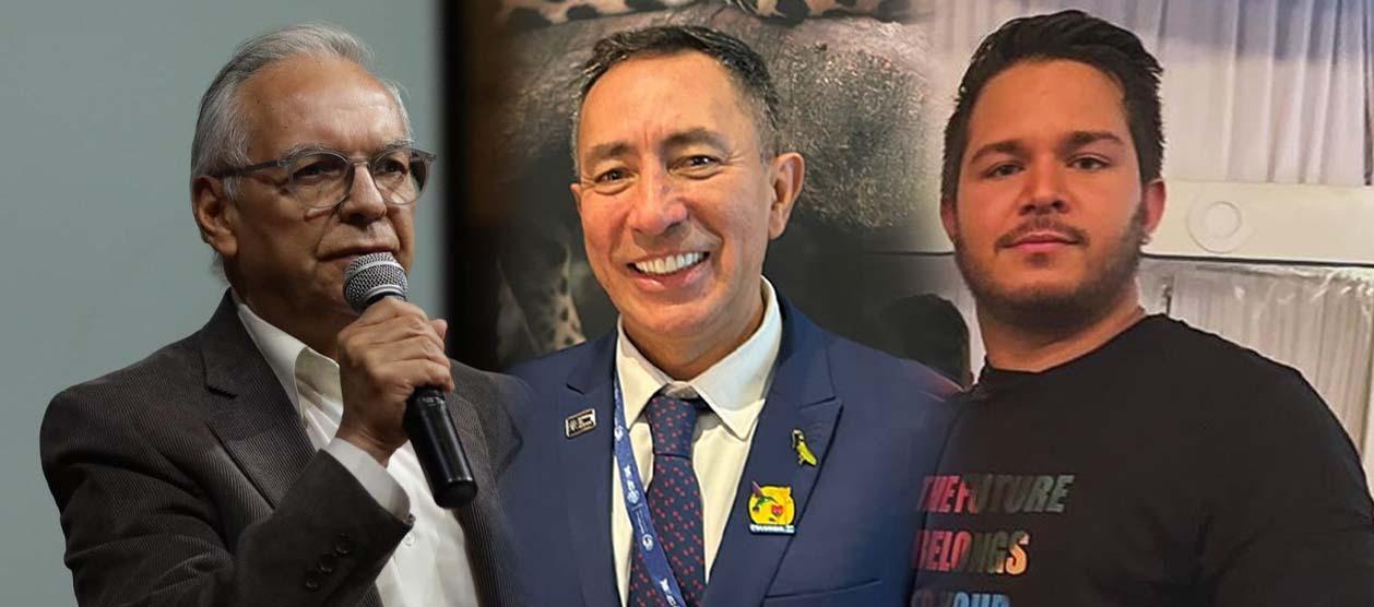 Ricardo Bonilla, Ricardo Roa y Nicolás Alcocer.