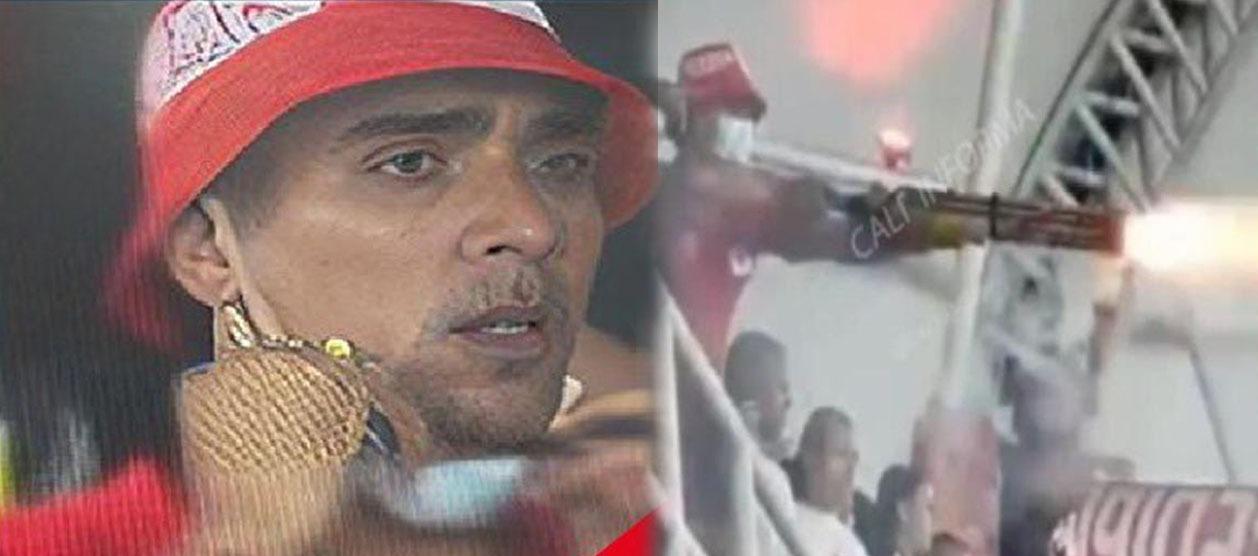 Capturado por los hechos de violencia en la final de la Copa Colombia. 