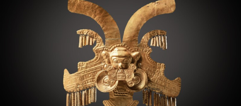 Diadema en Oro Calima. 