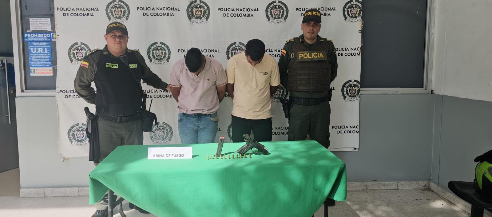 Capturas en el barrio La Concepción.