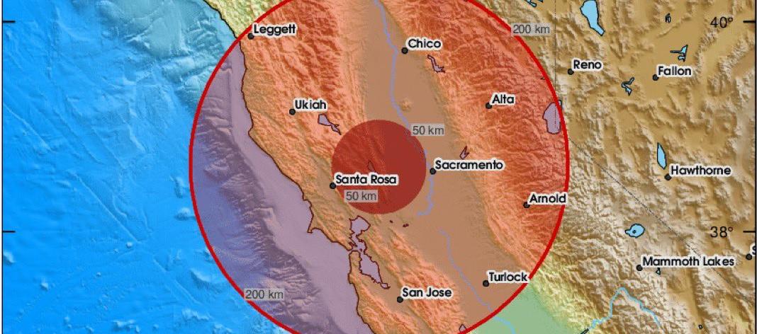 Inicialmente el USGS clasificó la intensidad del sismo en 6,6 pero después lo elevó a 7,0.